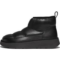 Fitflop Dame Støvler Fitflop Gen-Ff Padded Soft-Leather Booties - Black