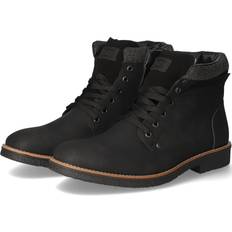 Rieker Hombre Botas Rieker Herren Schnürstiefeletten 33640 - Schwarz