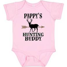 Children's Clothing Inktastic Pappys Hunting Buddy Bow Baby Bodysuit