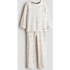 Pysjamaser H&M Gutt Brun Pyjamas med trykk - 110/116