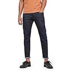 Herr - Skinn Byxor & Shorts G-Star Regular Tapered Jeans - Dark Blue