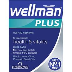 Omega 3 plus Wellman Plus Vitamins No.1 Comprehensive Multivitamin Formula with Vitamin D