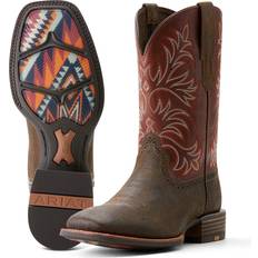 Ariat Oakwood Cowboy Boots - Antique Grey Roasted Chestnut