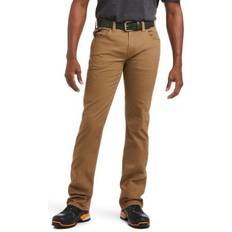 Ariat Rebar M7 Slim DuraStretch Made Tough Straight Trouser - Marron