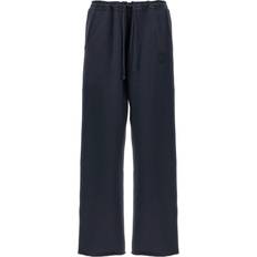 Ganni Housut & Shortsit Ganni Ganni-Logo Embroidery Joggers - Blue