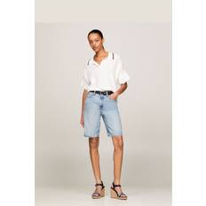 Dame - Guld Espadrillos Tommy Hilfiger Blå Wedge Sandal Med Broderi - Beige