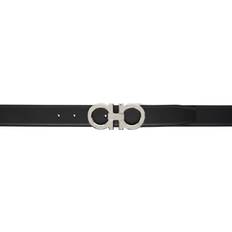 Ferragamo Clothing Ferragamo Adjustable Gancini Belt - Black