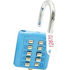 Security Wanlian Stainless Steel Padlock 10 Digit Combination