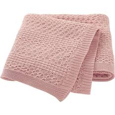 Pink Baby Blankets Little English Baby Company Cotton Cellular Blanket