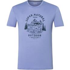 super.natural Landi Tee Merino Shirt - Purple