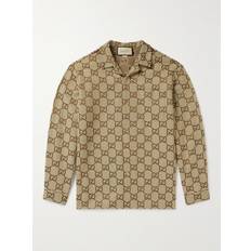 Gucci Man Overhemden Gucci Cotton Blend Bowling Shirt - Hawaii