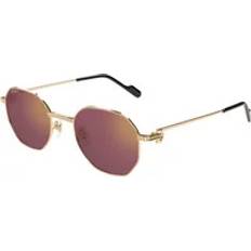 Cartier Dam Solglasögon Cartier CT0500S Sunglasses - Gold/Red - Unisex