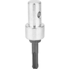 Power Tool Accessories Kadimendium Auger Bit Drill Adapter Round Shank 2 Pit 2 Slot Drill Bit Adapter Auger Power Drill Adapter for Electric Drill to Earth Auger Connector