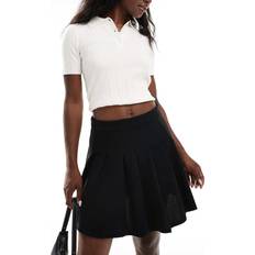 Yas Pleated Mini Skirt - Black