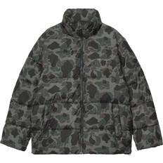 Brown - Unisex Jackets Carhartt WIP Springfield Jacket - Camo Duck Grey