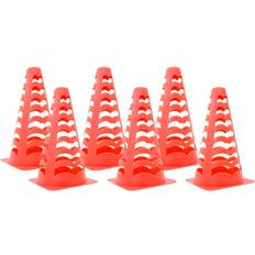 Markeringskoner vidaXL Football Cones Soccer Training Cone Marker Cones 6 pcs Stackable Orange