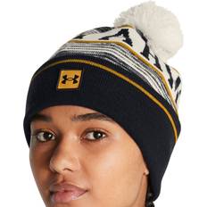 Under Armour Herre Huer Under Armour Halftime Pom Beanie - Summit White/Golden Yellow/Black