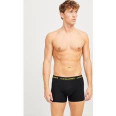 Jack & Jones Gula Kalsonger Jack & Jones Boxershorts 4-pack Svart