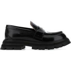 Alexander McQueen Loafers Alexander McQueen Wander Leather Loafers - Black