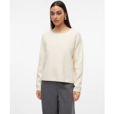 Or - Pull en tricot Pulls Vero Moda O-Neck Pullover -