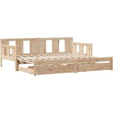 Senge & Madrasser vidaXL Daybed Med Udtræk Og Skuffer 80x200 cm Sengeramme