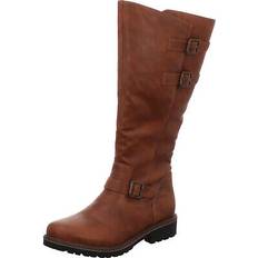 Remonte Damen R6590 Kniehohe Stiefel - Cuoio