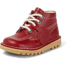 Red Boots Children's Shoes Kickers Kids' Hi Zip Leather Boots - Red