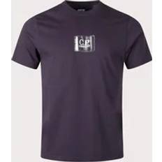 CP COMPANY T-shirts CP COMPANY Patch Logo Jersey T-Shirt - Black