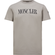 Moncler T-shirts Moncler Logo T-Shirt - Beige