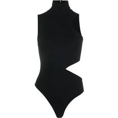Wolford Shapewear & Underplagg Wolford High Neck Cut-out Bodysuit - Black