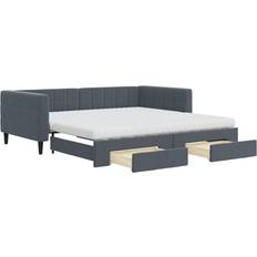 Senge & Madrasser vidaXL Daybed Med Udtræk Og Skuffer 100x200 cm