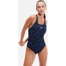 Recycled Materials Swimsuits Speedo Hyperboom Medalist One Piece Swimsuit - Black/Multi