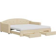 Senge & Madrasser vidaXL Daybed Med Udtræk Og Skuffer 100x200 cm