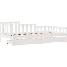 90 cm - Indbyggede opbevaring Senge vidaXL Daybed Med Skuffer 90x190 cm