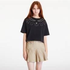 Converse Paidat Converse Oversized Cropped T-shirt - Black