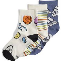 Fille Sous-vêtements Performance Bubbles Freizeitsocken Kinder 077A - Cwhite/Prloin/Cwhite