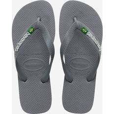 Gris Tongs Havaianas Brasil Logo