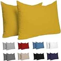 Dreamzie Dreamzie 50 x 70 cm Set om 2 - Gul Örngott (70x)