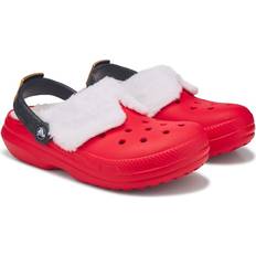 Crocs Zuecos Crocs Classic Lined Santa Clogs - Rot