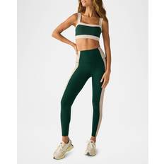 Pantaloni & Shorts Beyond Yoga Spacedye Vitality Colorblock High Waisted Midi Legging - Green