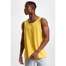 Men - Yellow Tank Tops Build Your Brand Basic Tank - Gelb