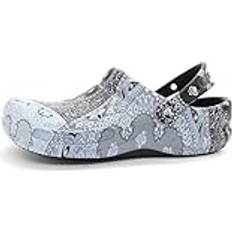 Crocs Bistro Graphic Clogs - White/Black