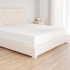 Lagner 180 x 200 x 30 Amazon Basics Mikrofiber Formsydda Lakan 180 x 200 x 30 cm - Ljust Vit Underlakan Vit