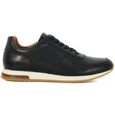 Dune London Men Trainers Dune London Trilogy Leather Trainers - Black