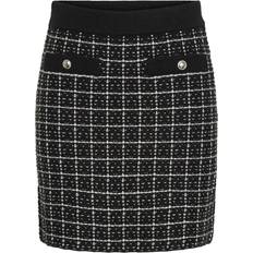 Pieces Nederdel Pcnilja Hw Knit Skirt - Black