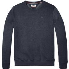 Tommy Jeans Herre Sweatere Tommy Jeans Tjm Reg S Flag Crew Jumper - Navy