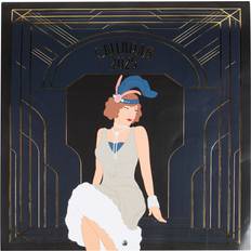 Tallon 2025 Square Art Deco Calendar - Multicolour