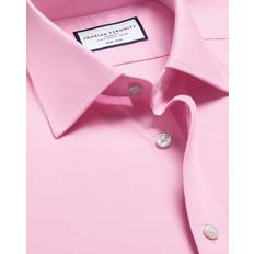 Charles Tyrwhitt Non-Iron Twill Cotton Formal Shirt - Pink