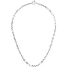 Tom Wood Silver Thick Rolo Chain Necklace - Silver