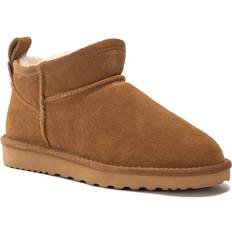 AUS WOOLI AUSTRALIA Sheepskin Classic Ultra Mini Boots - TAN